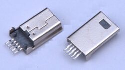 SM C04 8326 05 BFD - SM C04 8326 05 BFD Schmid-M USB mini B 5Pins Female SMD THT Fixing